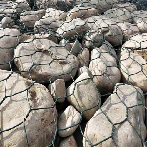 Factory price Galvanized coated flood stone gabion box price gabion mesh/hexagonal gabion wire mesh fence netting