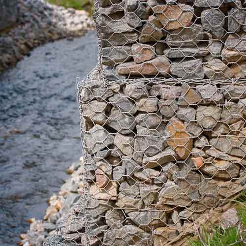 China Anping Factory Hot-DIP Galvanized Gabion Basket