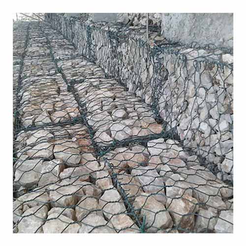 Factory Galvanized 10 X 12 cm Gabion Basket Hexagonal Gaviones Wire Mesh Netting for Sale